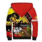 Dragons Rugby ANZAC Day Sherpa Hoodie Saints Rosemary Starry Night