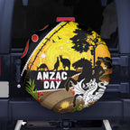 Dragons Rugby ANZAC Day Spare Tire Cover Saints Rosemary Starry Night