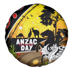 Dragons Rugby ANZAC Day Spare Tire Cover Saints Rosemary Starry Night