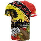Dragons Rugby ANZAC Day T Shirt Saints Rosemary Starry Night