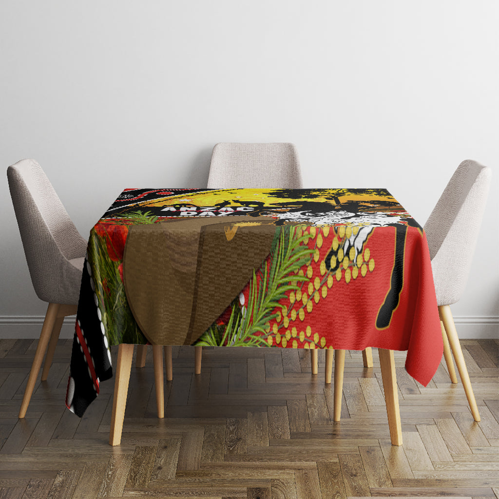 Dragons Rugby ANZAC Day Tablecloth Saints Rosemary Starry Night