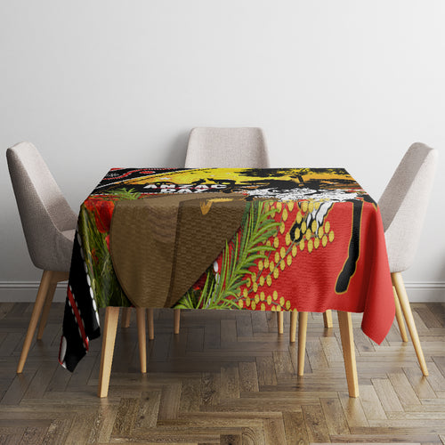 Dragons Rugby ANZAC Day Tablecloth Saints Rosemary Starry Night
