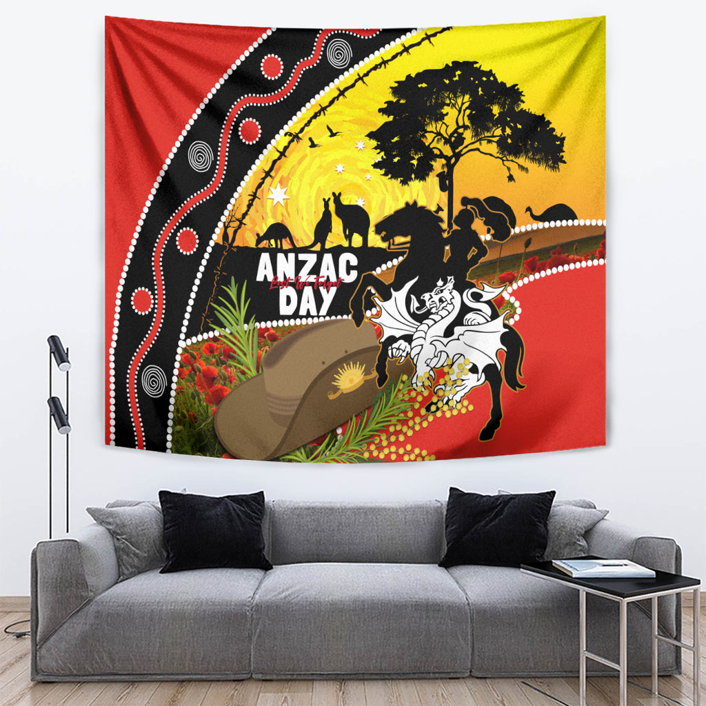 Dragons Rugby ANZAC Day Tapestry Saints Rosemary Starry Night