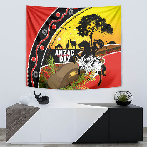 Dragons Rugby ANZAC Day Tapestry Saints Rosemary Starry Night