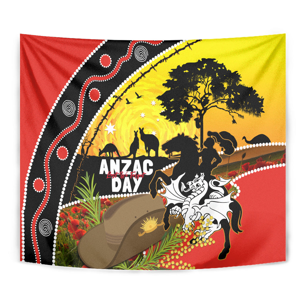 Dragons Rugby ANZAC Day Tapestry Saints Rosemary Starry Night