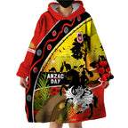 Dragons Rugby ANZAC Day Wearable Blanket Hoodie Saints Rosemary Starry Night