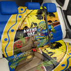 Eels Rugby ANZAC Day Back Car Seat Cover Parra Mascot Rosemary Starry Night
