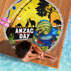 Eels Rugby ANZAC Day Beach Blanket Parra Mascot Rosemary Starry Night