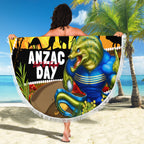 Eels Rugby ANZAC Day Beach Blanket Parra Mascot Rosemary Starry Night