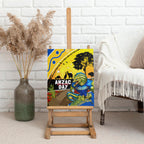 Eels Rugby ANZAC Day Canvas Wall Art Parra Mascot Rosemary Starry Night