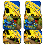 Eels Rugby ANZAC Day Car Mats Parra Mascot Rosemary Starry Night