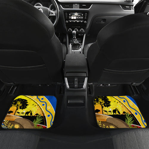 Eels Rugby ANZAC Day Car Mats Parra Mascot Rosemary Starry Night