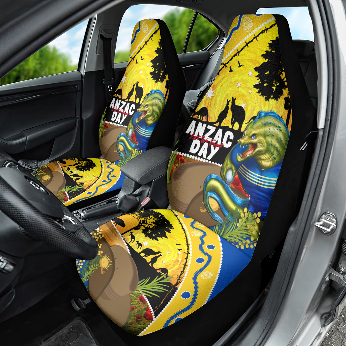 Eels Rugby ANZAC Day Car Seat Cover Parra Mascot Rosemary Starry Night