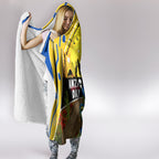 Eels Rugby ANZAC Day Hooded Blanket Parra Mascot Rosemary Starry Night