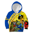 Eels Rugby ANZAC Day Kid Hoodie Parra Mascot Rosemary Starry Night