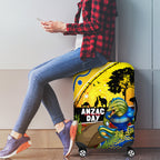 Eels Rugby ANZAC Day Luggage Cover Parra Mascot Rosemary Starry Night