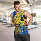 Eels Rugby ANZAC Day Men Tank Top Parra Mascot Rosemary Starry Night