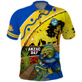 Eels Rugby ANZAC Day Polo Shirt Parra Mascot Rosemary Starry Night
