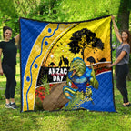 Eels Rugby ANZAC Day Quilt Parra Mascot Rosemary Starry Night
