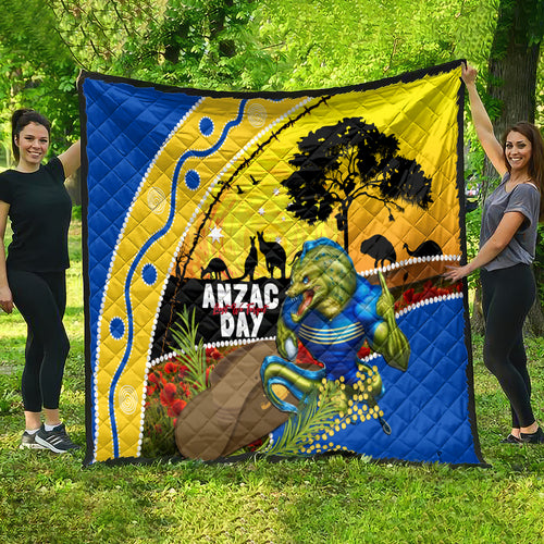 Eels Rugby ANZAC Day Quilt Parra Mascot Rosemary Starry Night