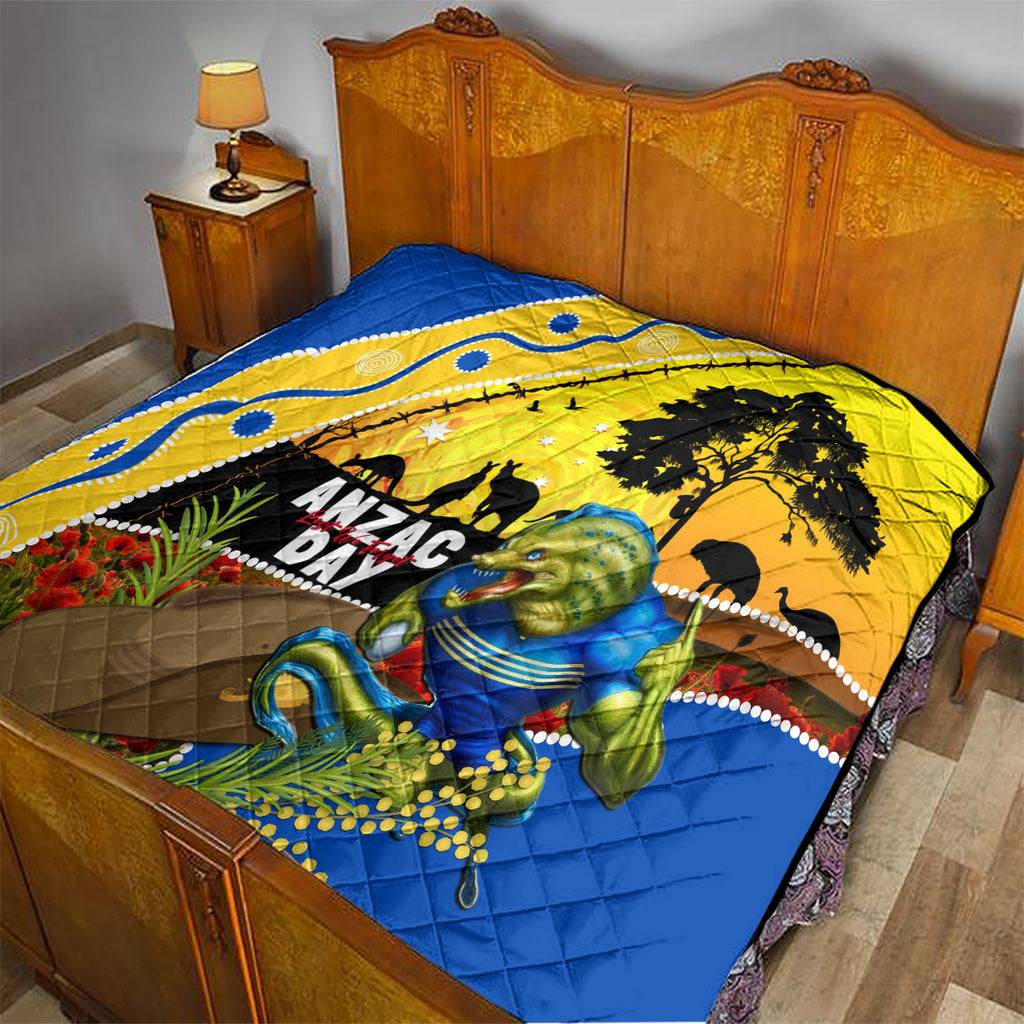 Eels Rugby ANZAC Day Quilt Parra Mascot Rosemary Starry Night