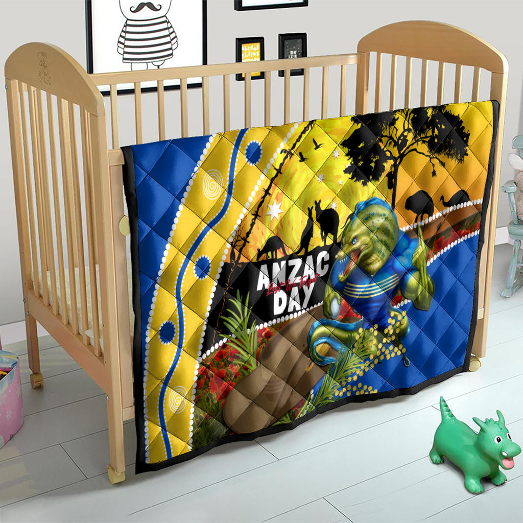 Eels Rugby ANZAC Day Quilt Parra Mascot Rosemary Starry Night