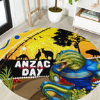 Eels Rugby ANZAC Day Round Carpet Parra Mascot Rosemary Starry Night