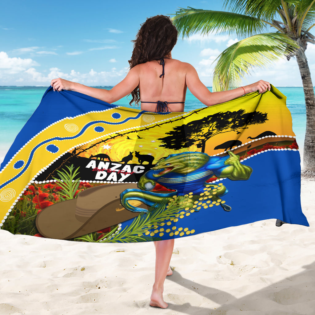 Eels Rugby ANZAC Day Sarong Parra Mascot Rosemary Starry Night