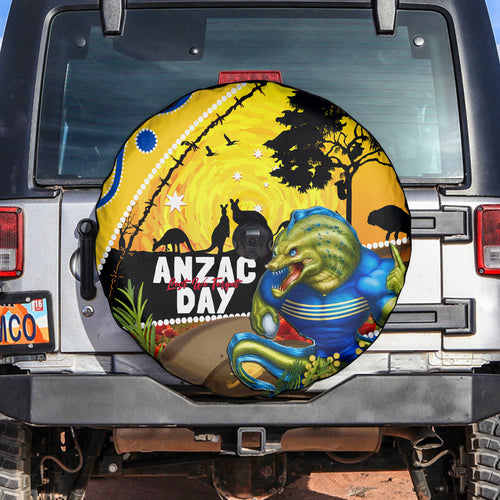 Eels Rugby ANZAC Day Spare Tire Cover Parra Mascot Rosemary Starry Night