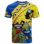 Eels Rugby ANZAC Day T Shirt Parra Mascot Rosemary Starry Night