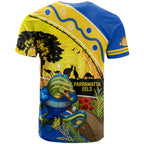 Eels Rugby ANZAC Day T Shirt Parra Mascot Rosemary Starry Night