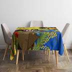 Eels Rugby ANZAC Day Tablecloth Parra Mascot Rosemary Starry Night