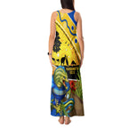 Eels Rugby ANZAC Day Tank Maxi Dress Parra Mascot Rosemary Starry Night