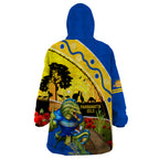 Eels Rugby ANZAC Day Wearable Blanket Hoodie Parra Mascot Rosemary Starry Night