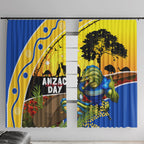 Eels Rugby ANZAC Day Window Curtain Parra Mascot Rosemary Starry Night