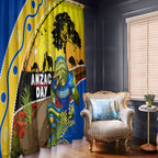 Eels Rugby ANZAC Day Window Curtain Parra Mascot Rosemary Starry Night