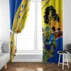 Eels Rugby ANZAC Day Window Curtain Parra Mascot Rosemary Starry Night