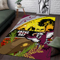 Eagles Rugby ANZAC Day Area Rug Silvertails Rosemary Starry Night