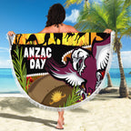 Eagles Rugby ANZAC Day Beach Blanket Silvertails Rosemary Starry Night
