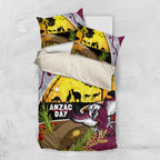 Eagles Rugby ANZAC Day Bedding Set Silvertails Rosemary Starry Night