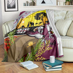 Eagles Rugby ANZAC Day Blanket Silvertails Rosemary Starry Night
