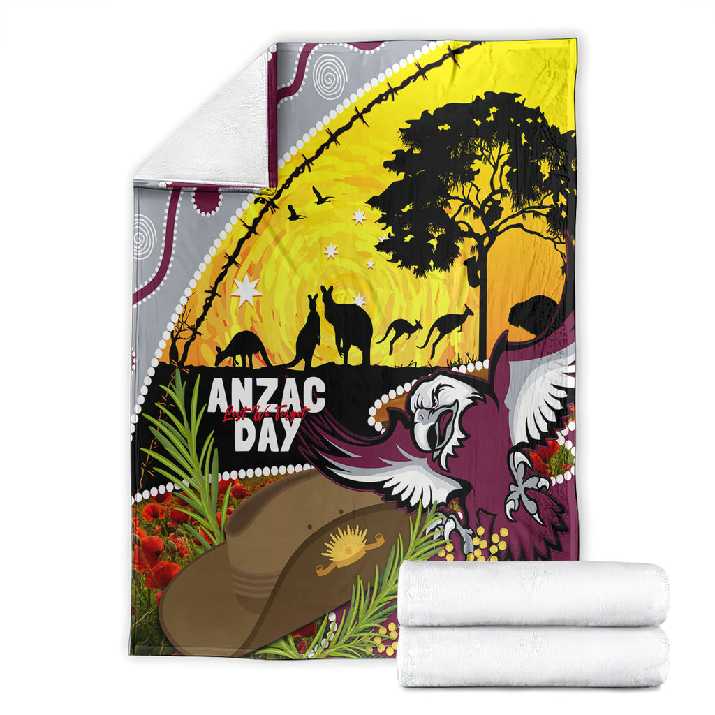Eagles Rugby ANZAC Day Blanket Silvertails Rosemary Starry Night