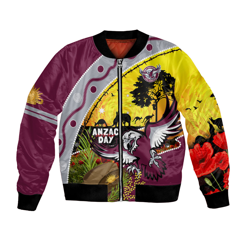 Eagles Rugby ANZAC Day Bomber Jacket Silvertails Rosemary Starry Night