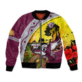 Eagles Rugby ANZAC Day Bomber Jacket Silvertails Rosemary Starry Night