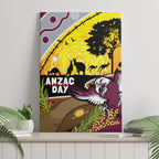 Eagles Rugby ANZAC Day Canvas Wall Art Silvertails Rosemary Starry Night