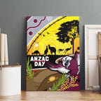 Eagles Rugby ANZAC Day Canvas Wall Art Silvertails Rosemary Starry Night
