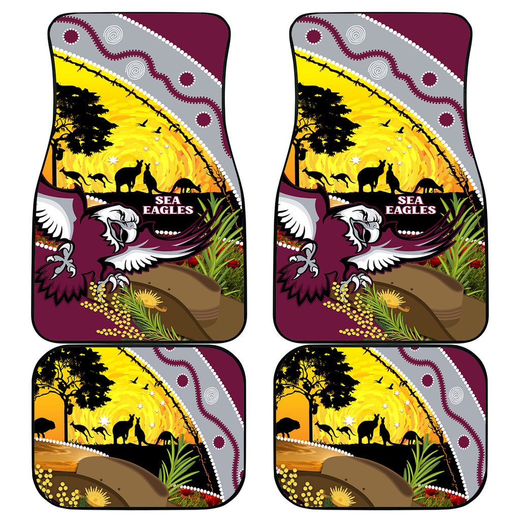 Eagles Rugby ANZAC Day Car Mats Silvertails Rosemary Starry Night