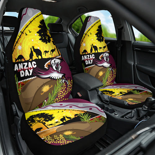 Eagles Rugby ANZAC Day Car Seat Cover Silvertails Rosemary Starry Night