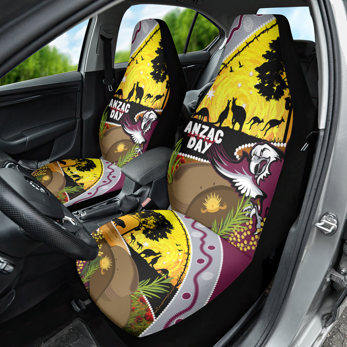 Eagles Rugby ANZAC Day Car Seat Cover Silvertails Rosemary Starry Night