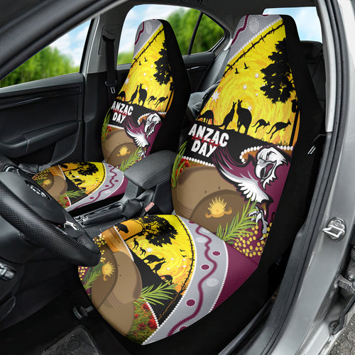 Eagles Rugby ANZAC Day Car Seat Cover Silvertails Rosemary Starry Night